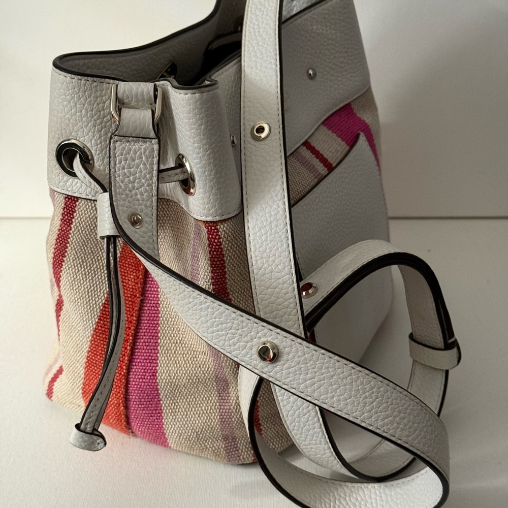 Kate Spade Striped Bucket Bag - Picture 6 of 9